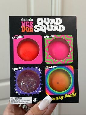 NEEDOH Teenie Packs! 4pk Stressball Fidget toys